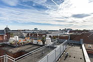 Die Dachterrasse im Hotel Allegra