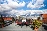 Roof Terrace of Hotel Allegra for private and business Events