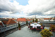 Roof Terrace of Hotel Allegra for private and business Events in Berlin